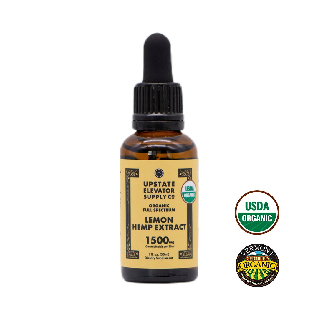 Organic Lemon Hemp Extract, 1500mg