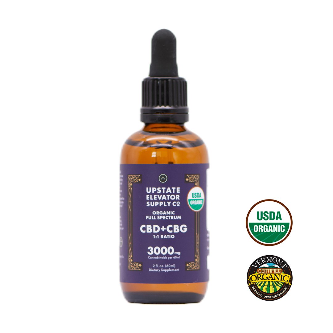 Organic CBG+CBD Hemp Extract, 3000mg