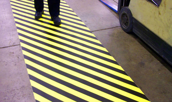 ATC Floor tape - hazard marking