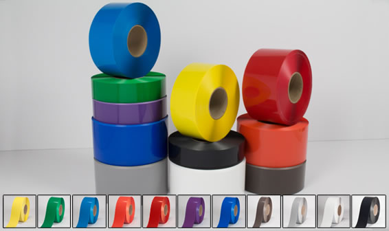 Coloured floor tape - Color coding