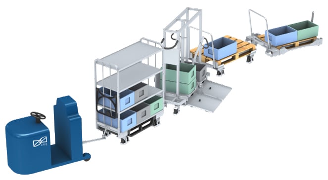 heavy duty folding trolley