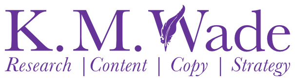 K.M. Wade logo purple img-1