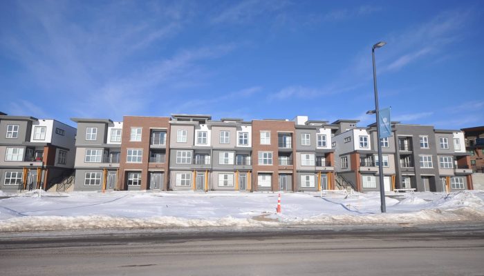 Axess Currie Barracks a snow covered road
