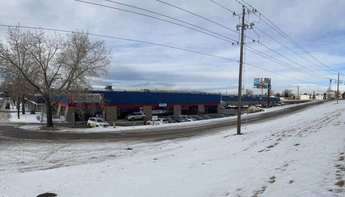 Mayland Heights Warehouse a beach covered in snow