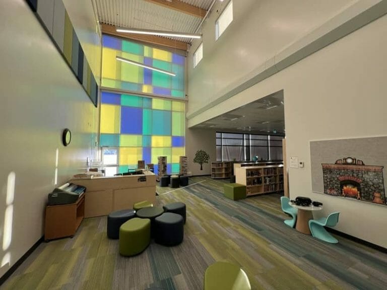 a large room