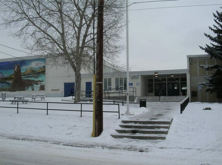 a house covered in snow