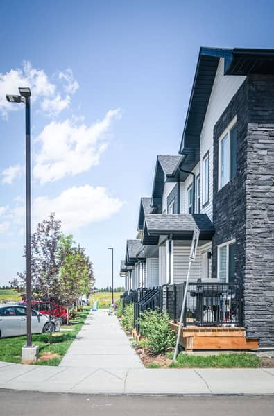 Elliston Townhomes Sideview