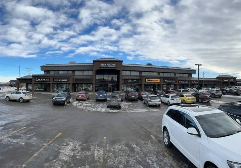 a car parked in a parking lot