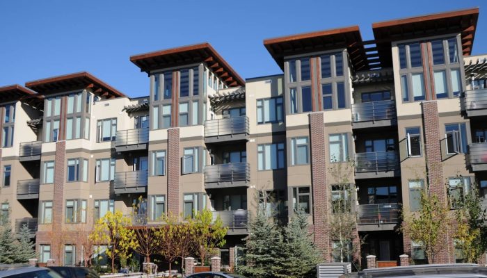 TEN Condos2 a large brick building