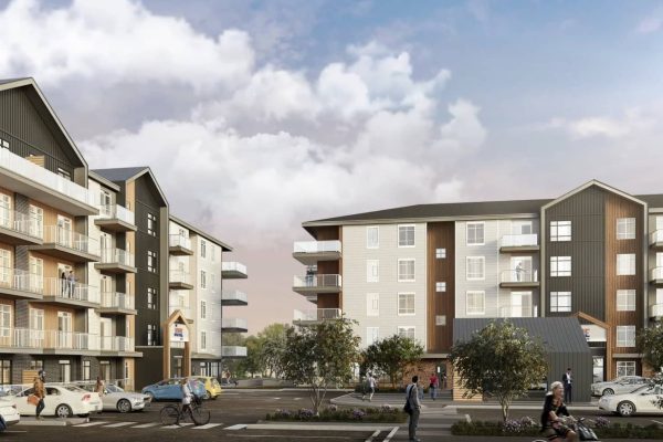 Carrington a tall building in a city