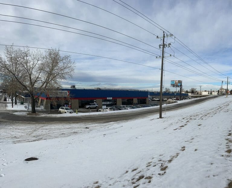 a beach covered in snow