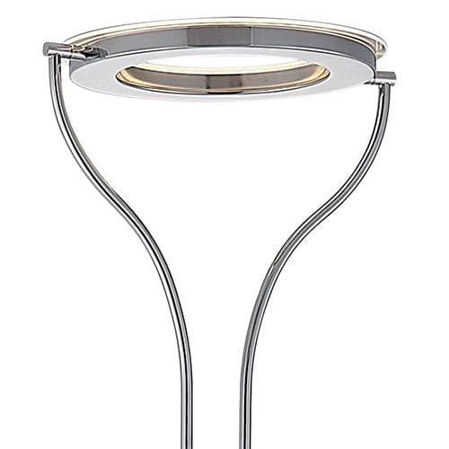 Lampadaire liseuse OREO en m&eacute;tal chrome et verre &ndash; Image 4