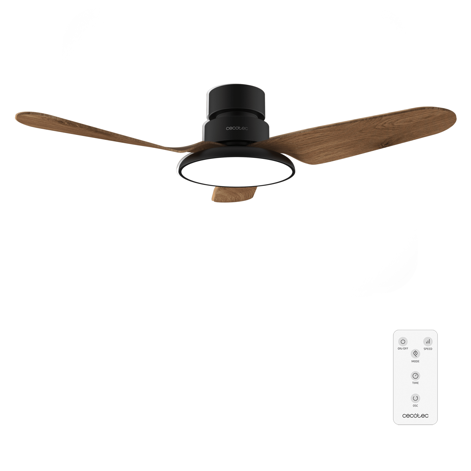 Ventilo Cecotec 3P Aero5200 24w CCT 109cm,noir/noyer &ndash; Image 1