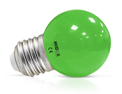 Ampoule led Vision EL E27 1w (Vert) &ndash; Image 1