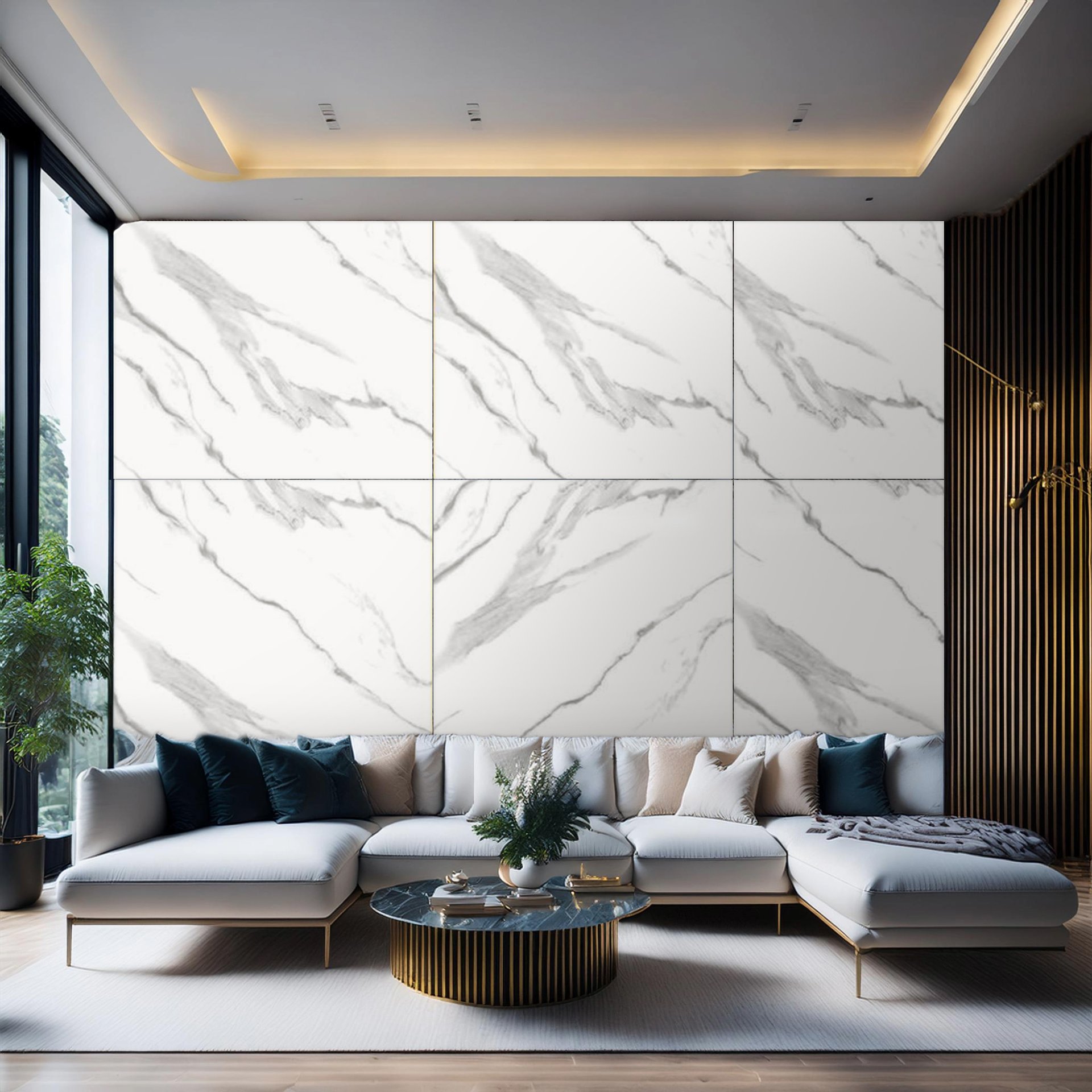 New-marble-colors-_页面_06-1-2.jpg Plaque murale PVC DY2004 122x280cm,marbre blanc – Image 1