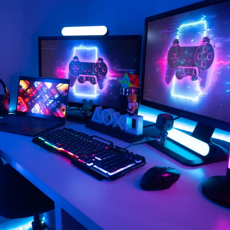 Barre lumineuse LED RVB, synchronisation musicale, filaire USB &ndash; Image 1