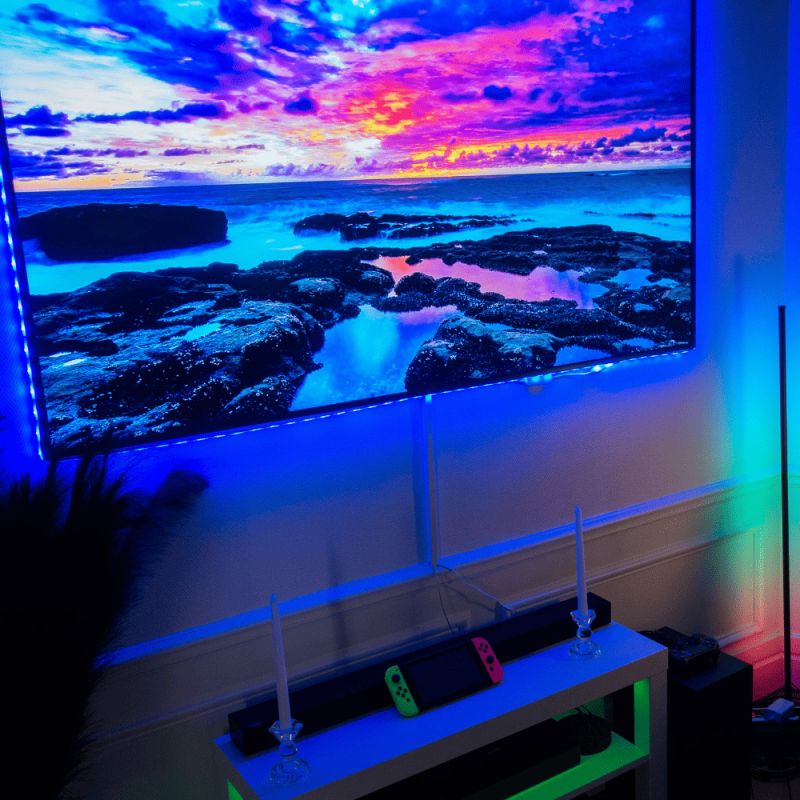 Ruban LED connect&eacute; KOZii, blancs et couleurs, 5m &ndash; Image 3