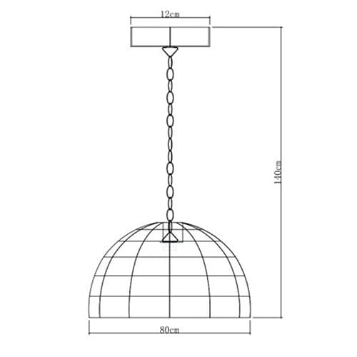 Fiche technique Lampe suspendue BALI