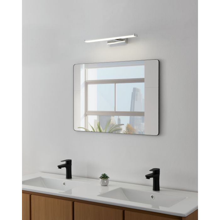 Applique SDB Eglo Galenzana-E 7.8w (4000k) IP44,chrome &ndash; Image 1