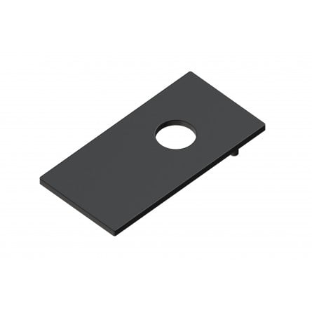 product-1-12.jpg Plaque de finition avec sortie cable pour rail magnétic,noir – Image 1