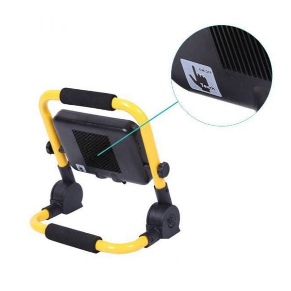 Projecteur led rechargeable Novolight 30w (6000k) IP54,jaune – Image 2