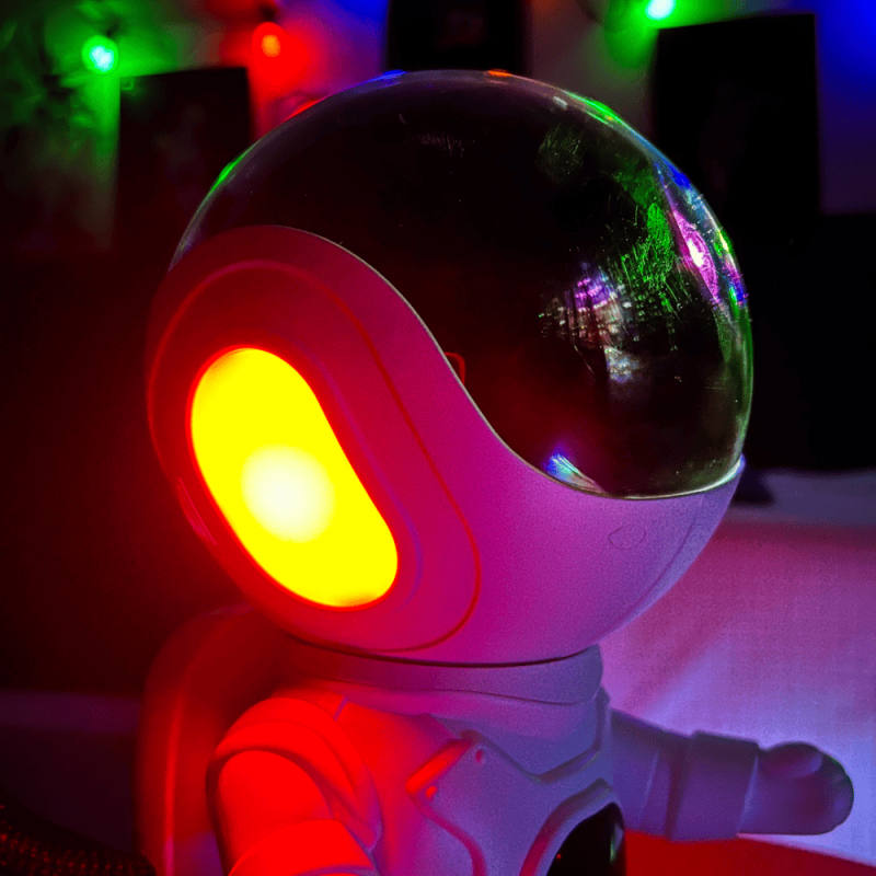 Veilleuse XL projecteur LED Cosmolite, 5 modes d'&eacute;clairage, enceinte bluetooth int&eacute;gr&eacute;e, minuteur int&eacute;gr&eacute;, rechargeable USB &ndash; Image 7