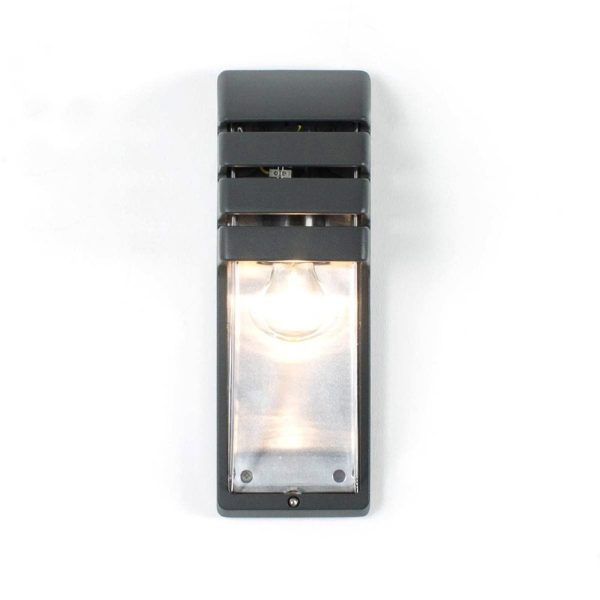 Applique d'Extérieur CITY Gris Anthracite en Métal et Polycarbonate – Image 6
