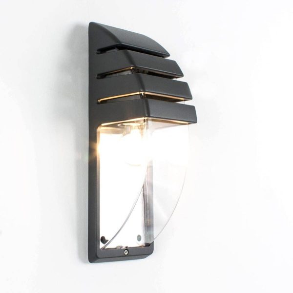 Applique d'Extérieur CITY Gris Anthracite en Métal et Polycarbonate – Image 4