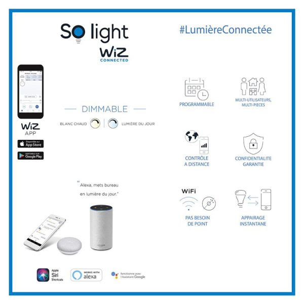 Ampoule LED Fil WIZ Connecté Wifi – Image 3