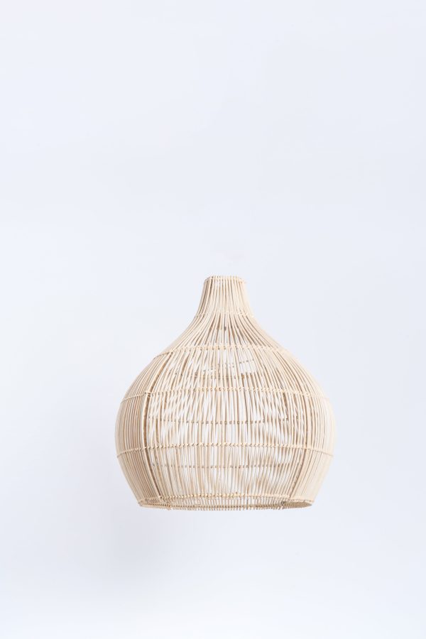 Abat-jour pour suspension Vixa,rotin naturel – Image 2