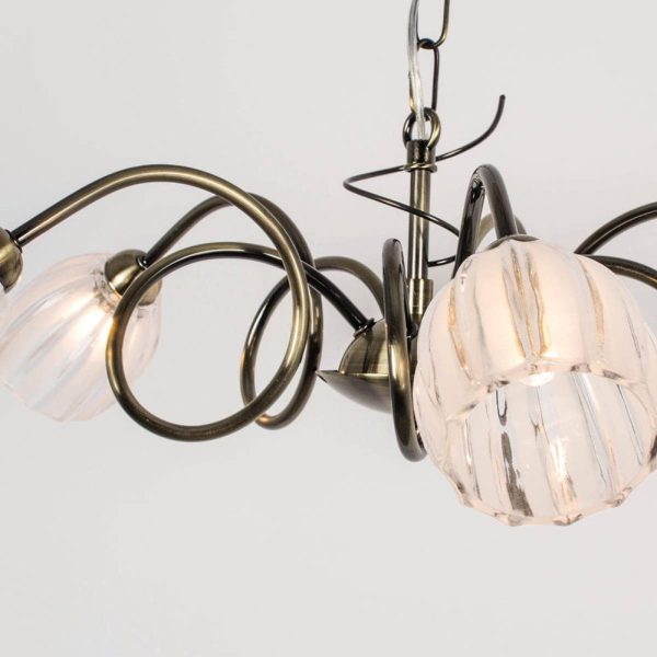 Lustre SYLVIE Dorée en Métal – Image 5