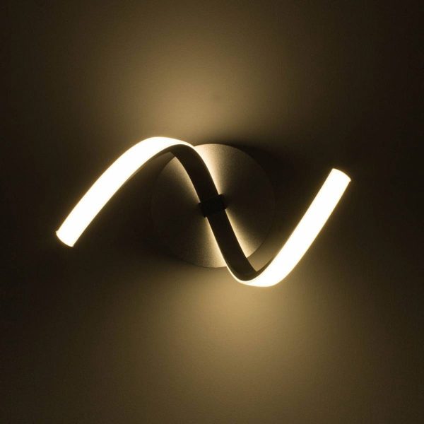 Applique Design LED NUR Argenté en Métal et Acrylique – Image 4