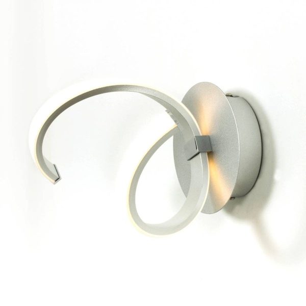 Applique Design LED NUR Argenté en Métal et Acrylique – Image 5