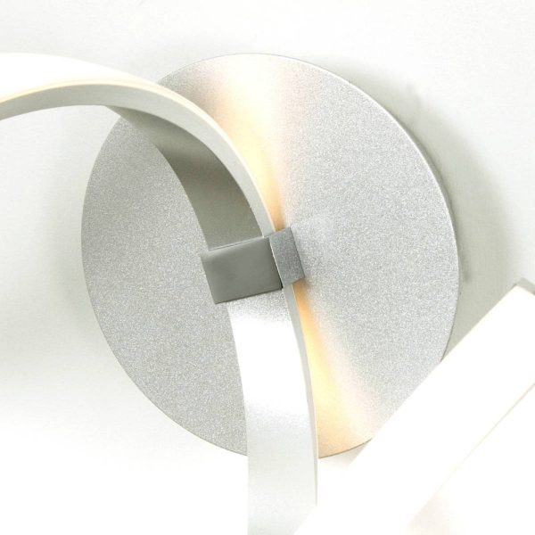 Applique Design LED NUR Argenté en Métal et Acrylique – Image 6