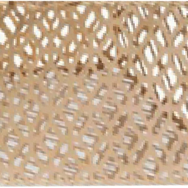 Panier Métal Ajouré Doré Rayure X2 M6 – Image 5