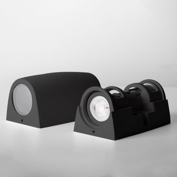 Applique Fumagalli murale Marta90 2xGU10/6w CCT IP55,noir – Image 5