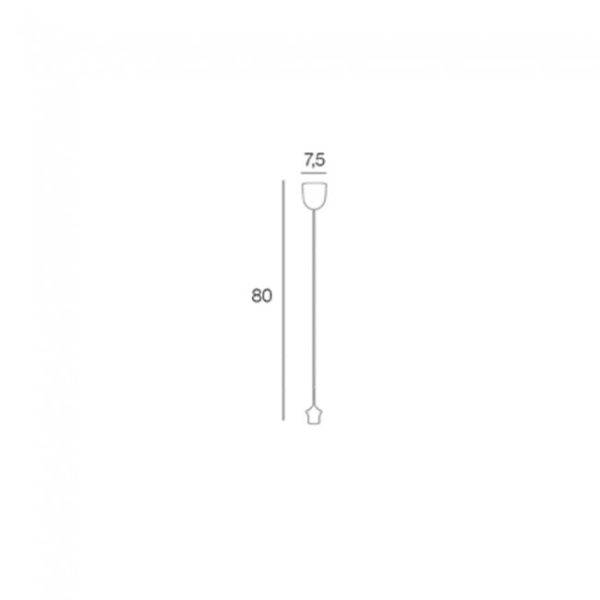 Cordon électrique PVC Corep pour abat-jour 1xE27 1M,blanc – Image 3
