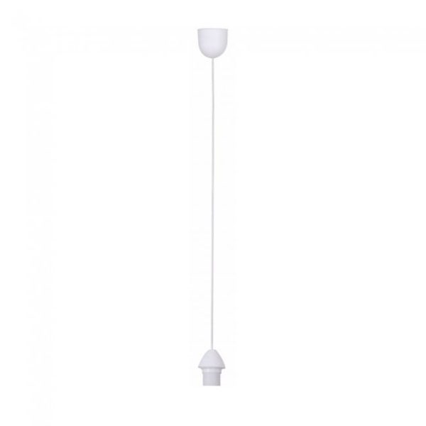 Cordon électrique PVC Corep pour abat-jour 1xE27 1M,blanc
