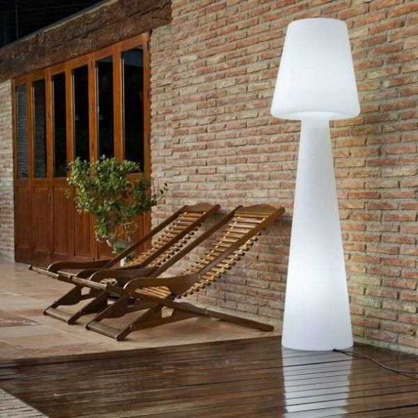 Lampadaire Keria Lola 35w (6000k) H165cm IP65,translucide – Image 2