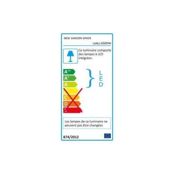 Lampadaire Keria Lola 35w (6000k) H165cm IP65,translucide – Image 3