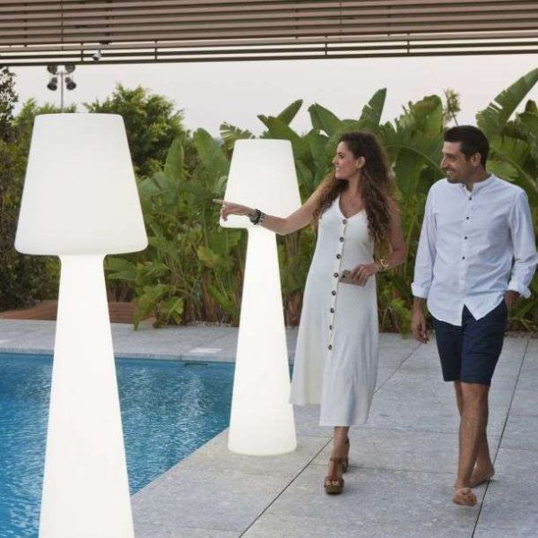 Lampadaire Keria Lola 35w (6000k) H165cm IP65,translucide – Image 5
