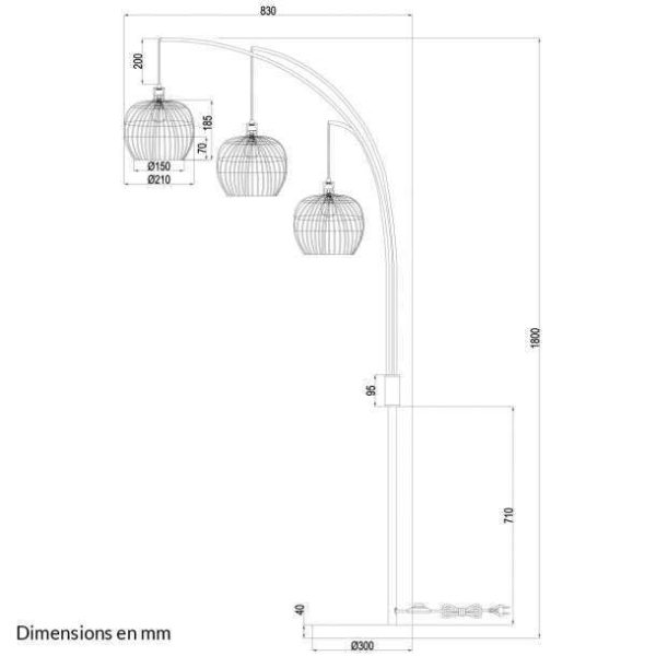 Luminaire jardin moderne