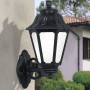 Applique Fumagalli murale Bisso/Anna 1xE27 IP55,noir – Image 3