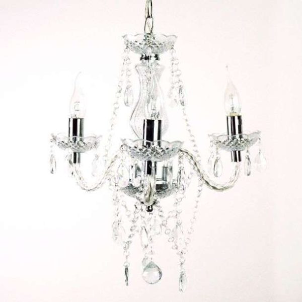 Lustre pampilles ELEONORE transparent en acrylique – Image 8