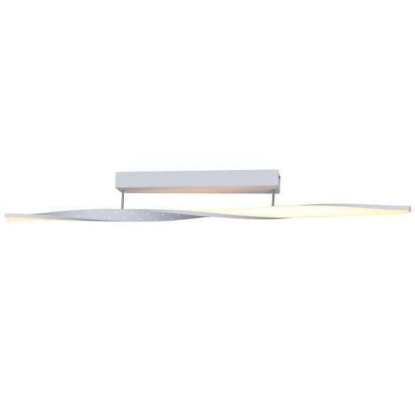 Plafonnier led Keria Fluid 34w (3000k) 101cm,blanc