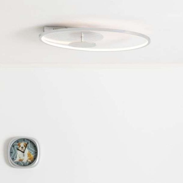 Plafonnier led Keria Hole 36w 3000K 72cm,argent – Image 2