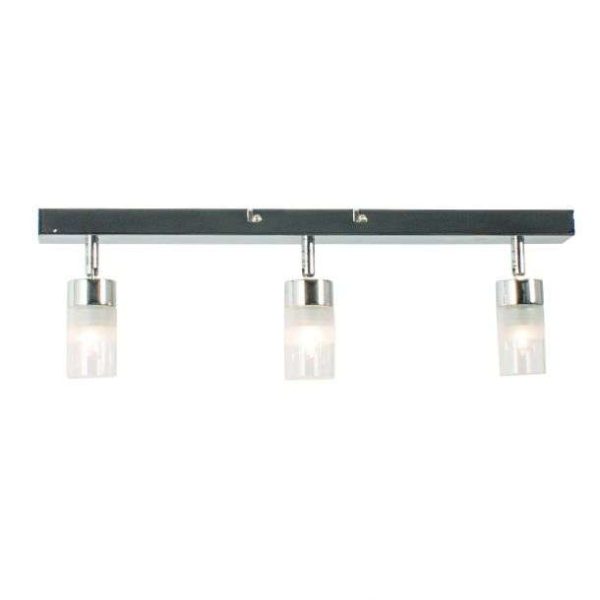 Réglette SDB MDC Indigo 3xG9 IP44 50cm,chrome