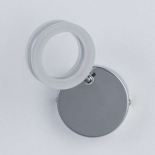 Spot Led orientable COLUMBUS argenté en métal – Image 6
