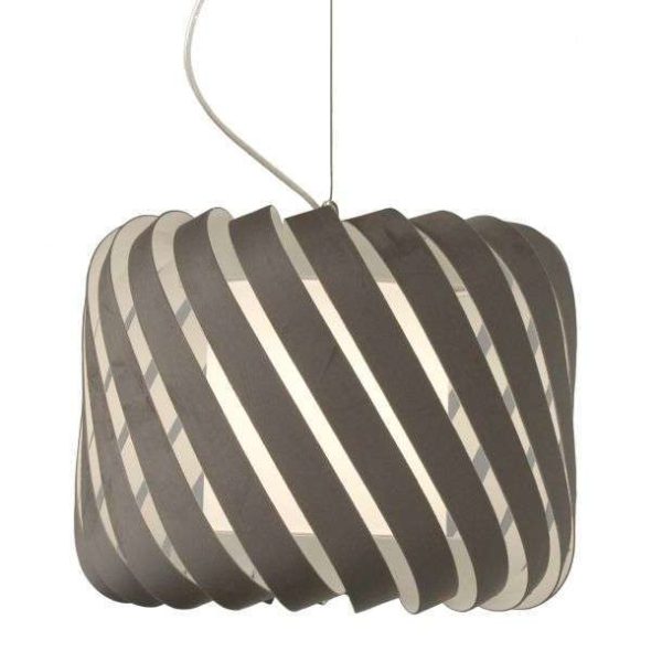 Suspension IDP Clyde 1xE27 34cm,gris – Image 3