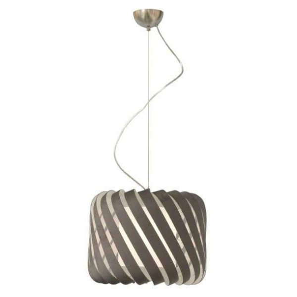 Suspension IDP Clyde 1xE27 34cm,gris